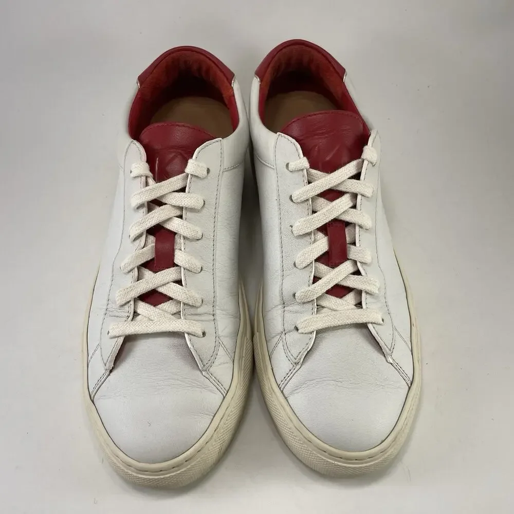 Koio Capri Womens Size 9 EU 39 White Leather Low Top Luxury Sneakers Italy
